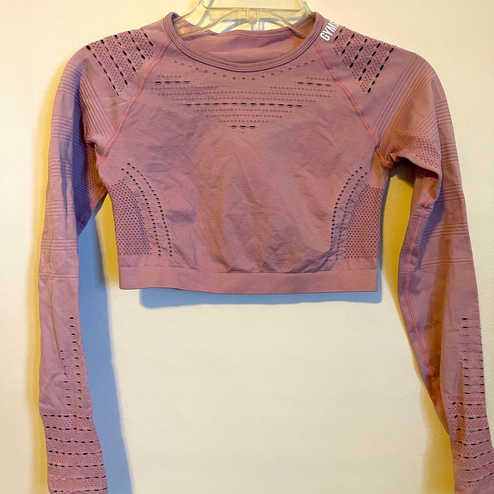 Never worn GymShark workout cropped top